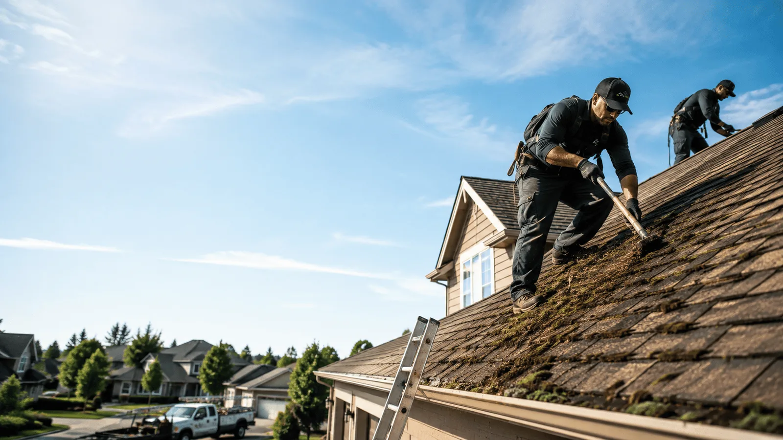 Roof Moss Removal in Ferndale, CA near me